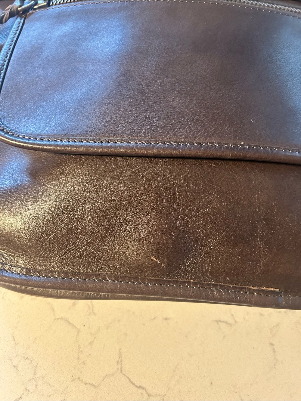 EUC WE THE FREE Roots Revival Sling Shoulder Crossbody Bag in Espresso - Picture 11 of 16
